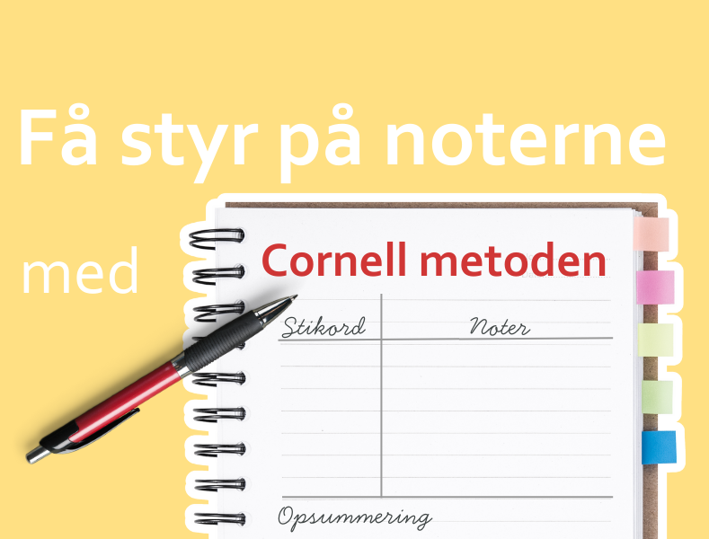 Få styr på dine noter med Cornell-metoden | Drupal